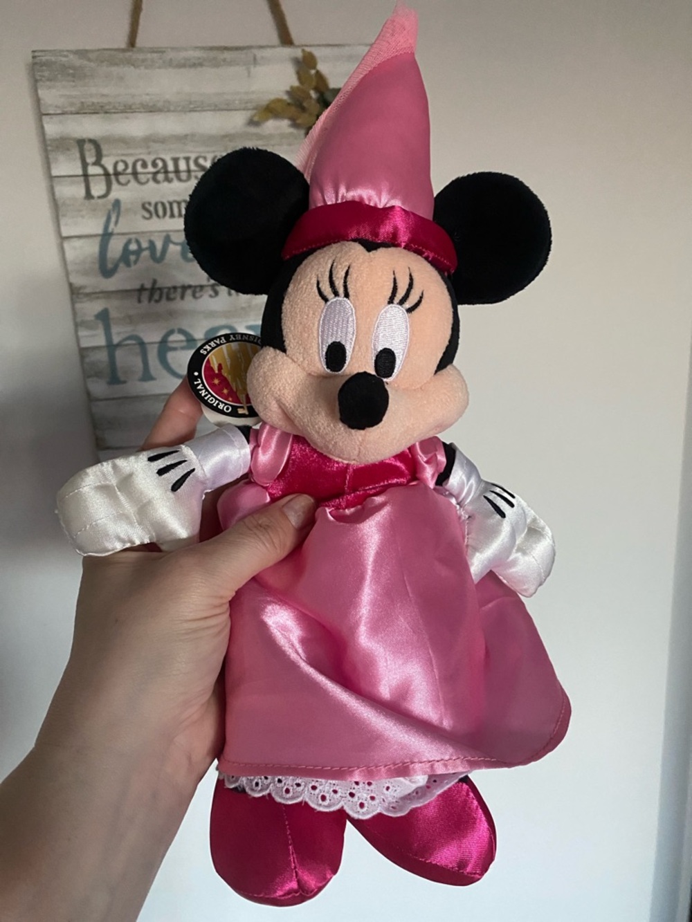 New🌈 Authentic Disney Princess Mini Mouse Plush Beanie - Picture 7 of 9